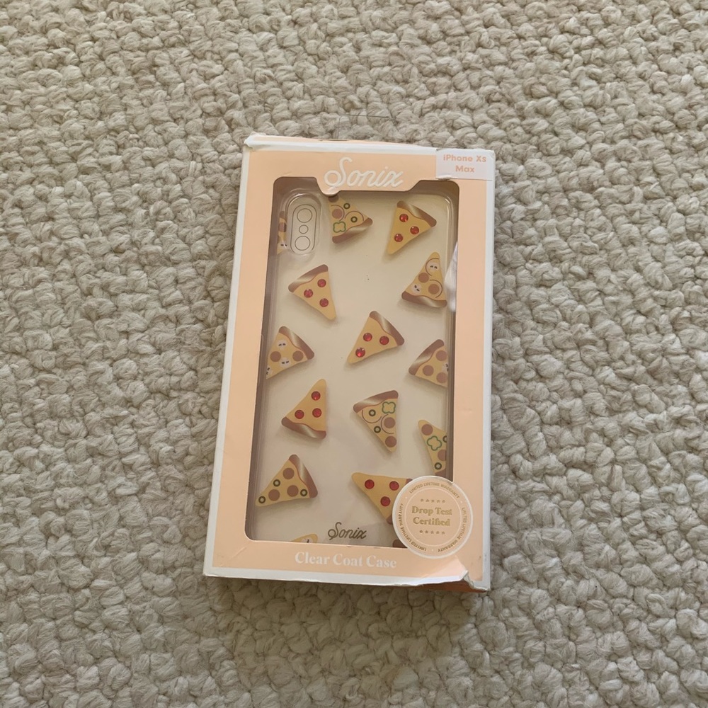 New Sonix iPhone XS Max Pizza Case in box